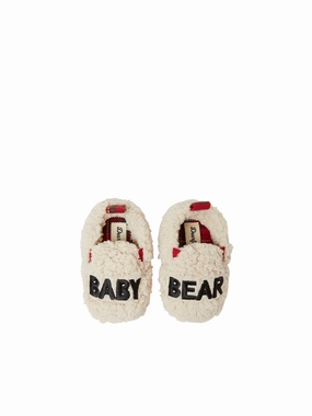 Innovative Features Slip-On Sandals Dearfoams Kid's Baby Bear Faux Shearling Closed Back Slipper