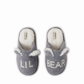 Dearfoams Kid's Casey Lil Bear Family Scuff Slipper Cozy Slip