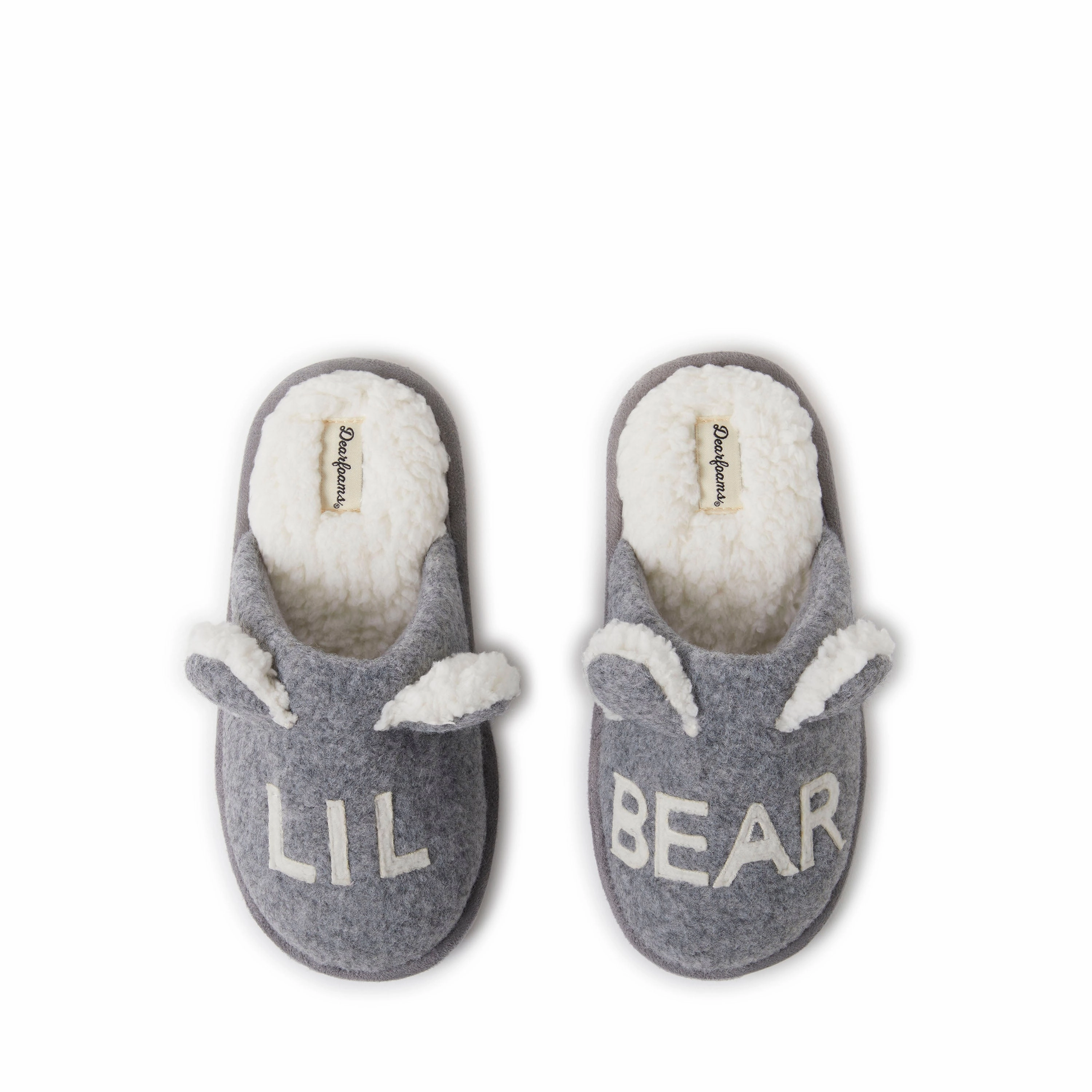 TPU Midsole Dearfoams Kid's Casey Lil Bear Family Scuff Slipper