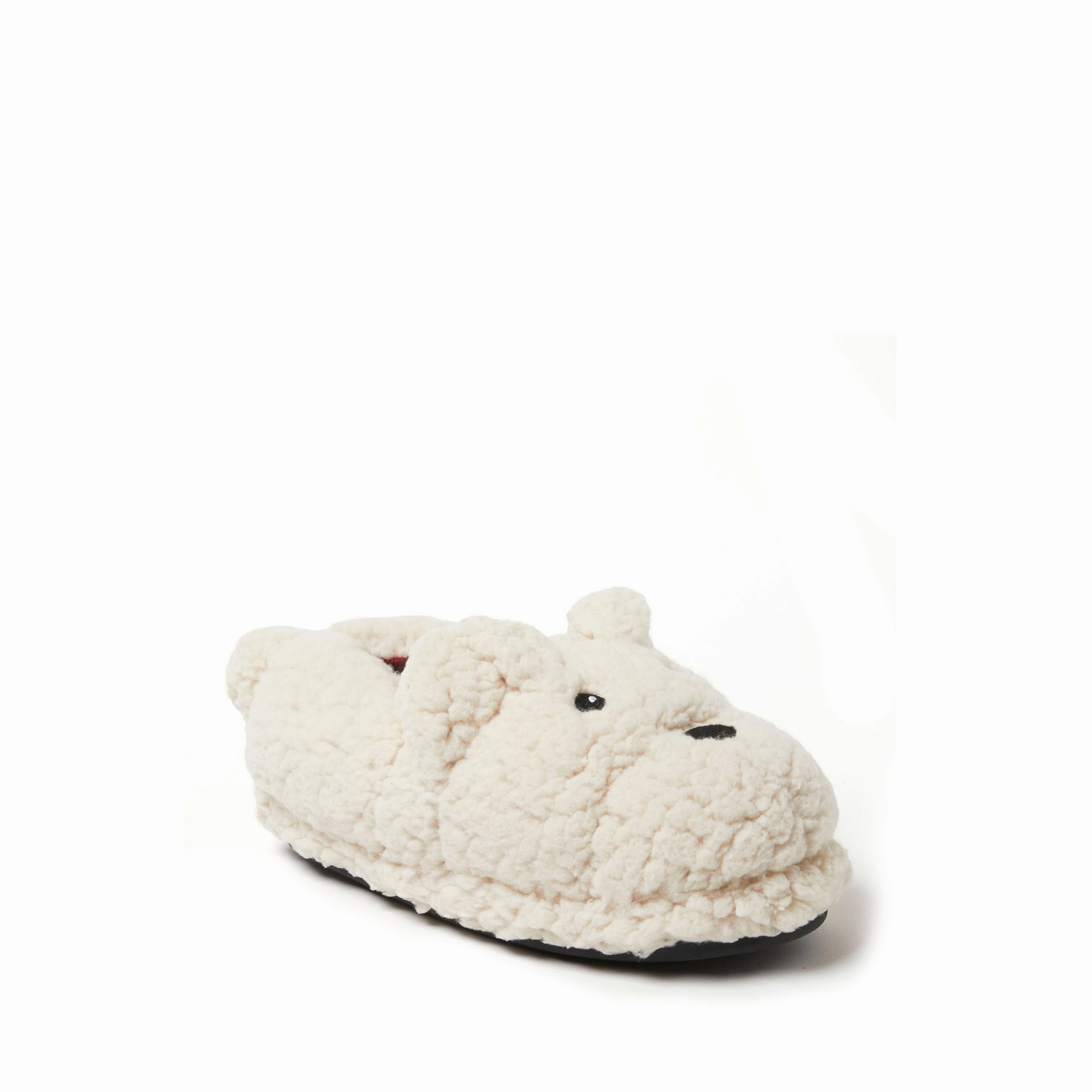 Dearfoams Kid's Emery Critter Closed Back Animal Slipper PaddedTongue Instant Comfort