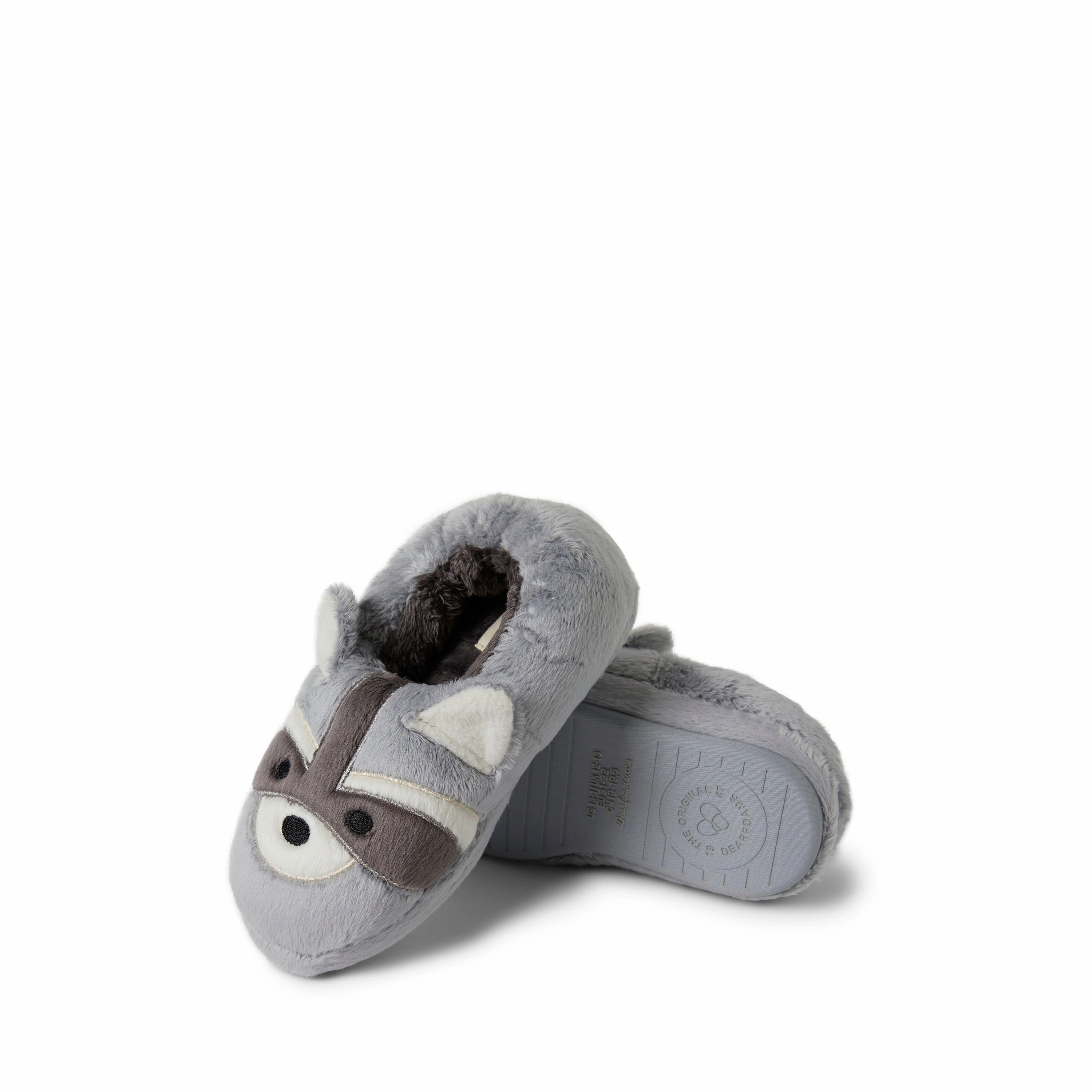 Stylish Construction Dearfoams Kid's Emery Critter Closed Back Animal Slipper