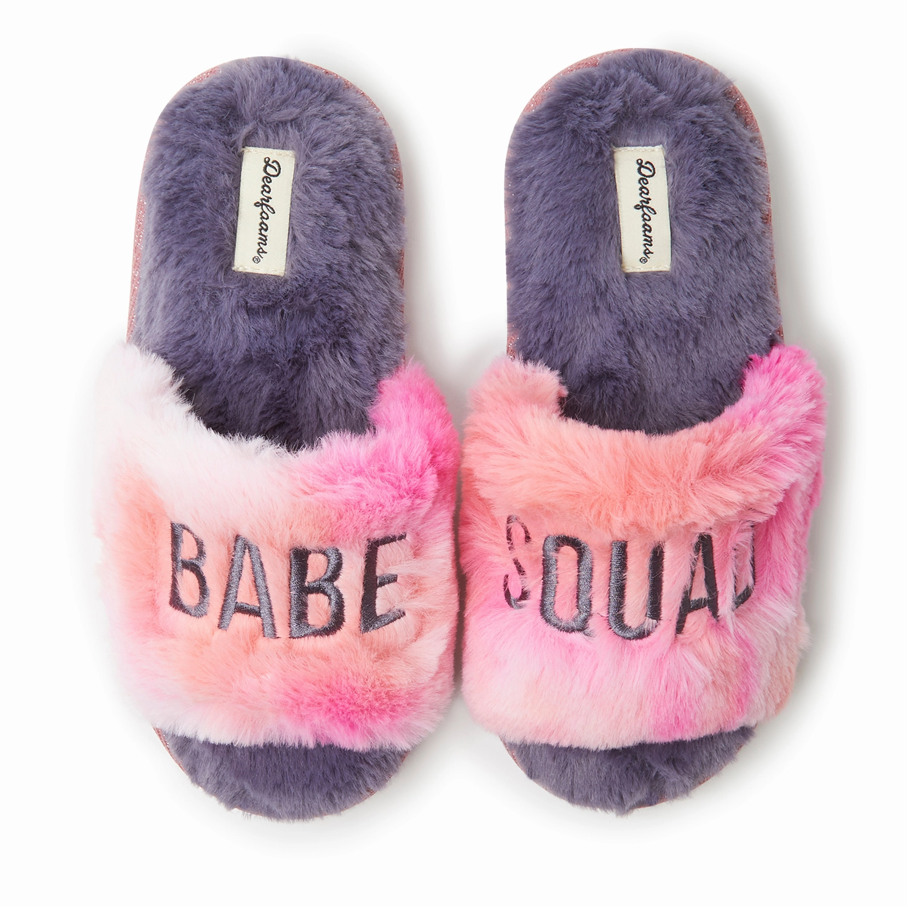 Light sandals Dearfoams Kid's Lana Slide Slipper with Slogan