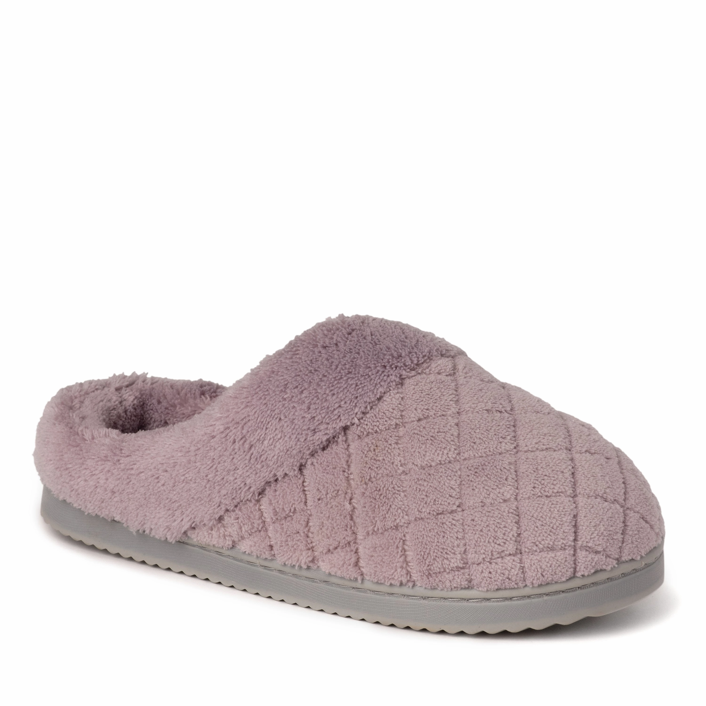 Cozy Sandals Dearfoams Women's Libby Quilted Terry Clog Slipper