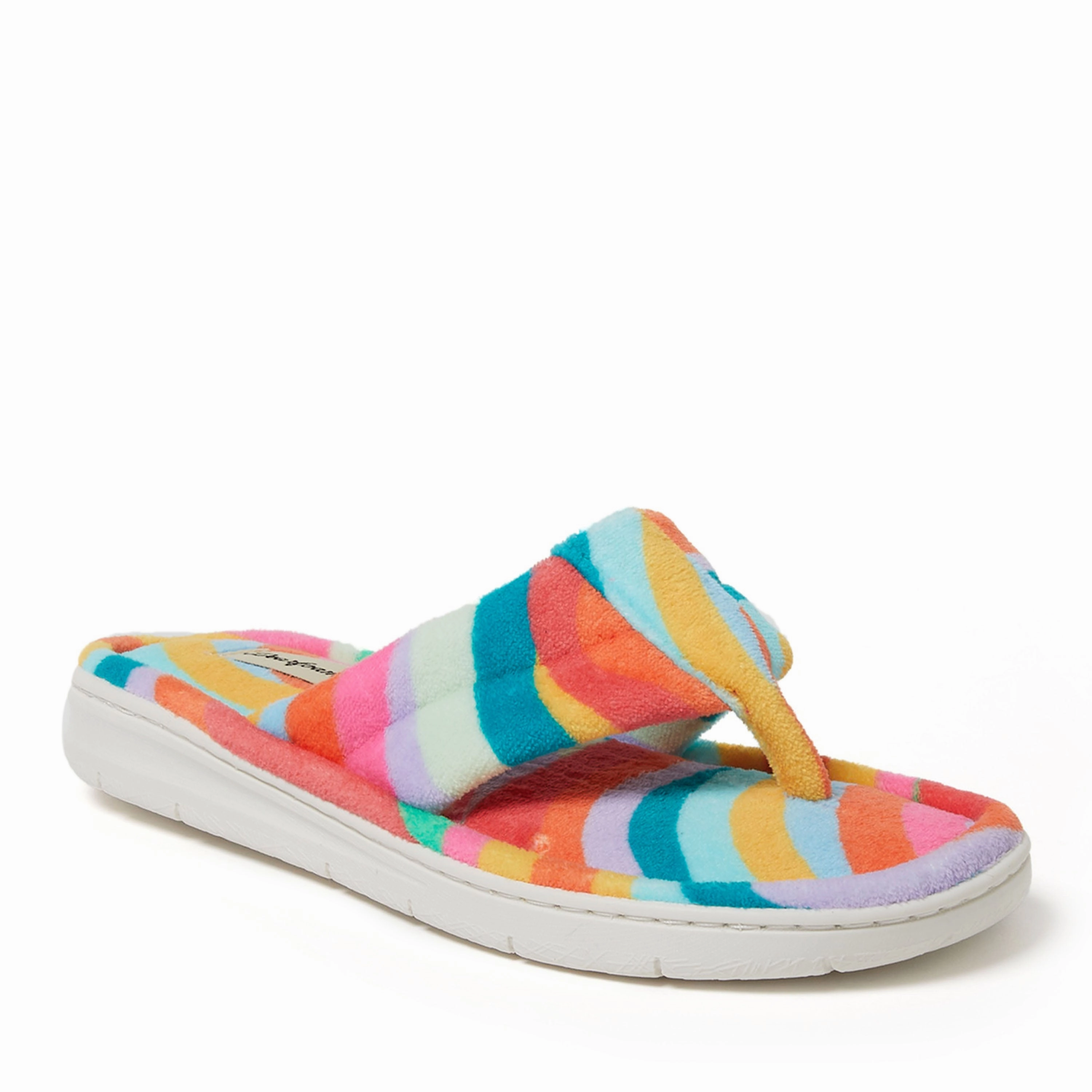 Quick Drying Seamless construction Dearfoams Women's Wrenley Terry Thong