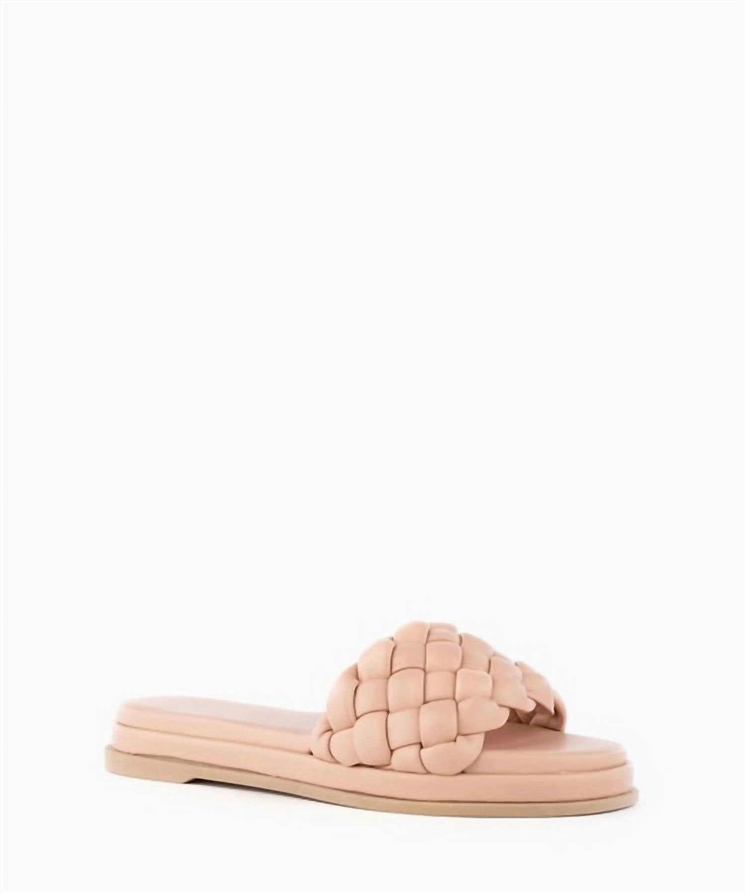 Effortless Fit Sandals Functional Women's Bellissima Braided Slide In Nude