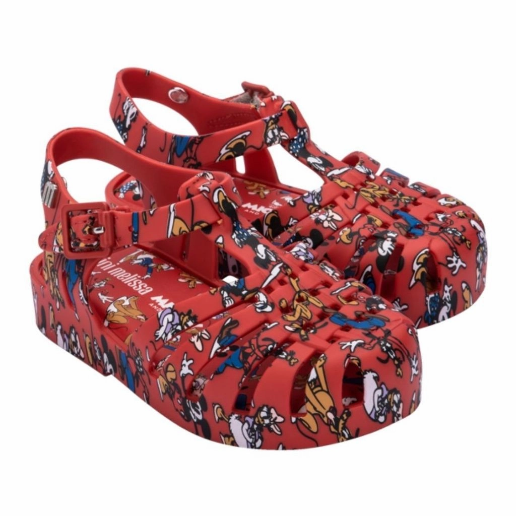 City Adventure Disney Red Jelly Shoes