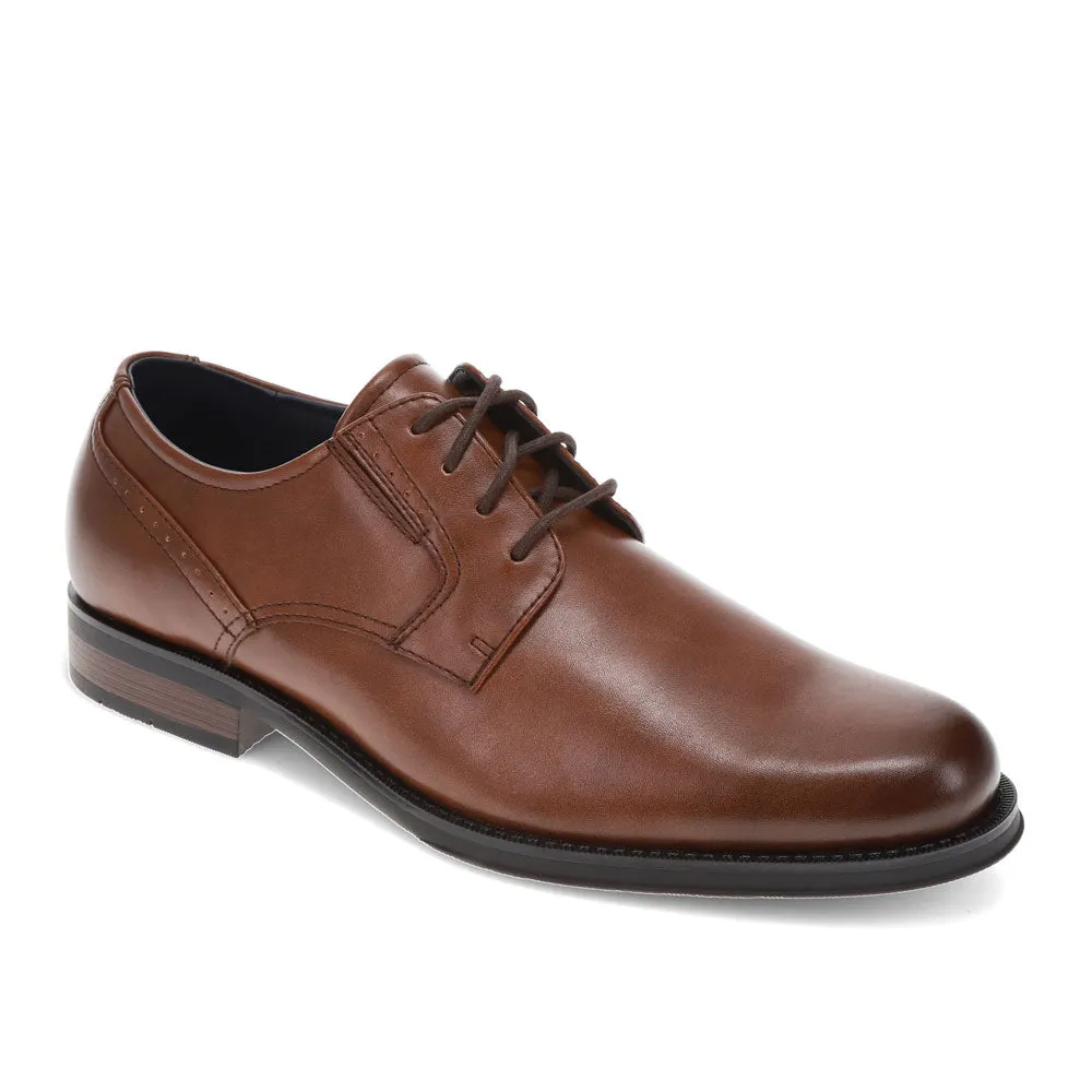 Dockers Mens Edgar Synthetic Leather Dress Oxford Lace Up Shoe Elegant Lace-Ups Smooth Form Tailoring Fan