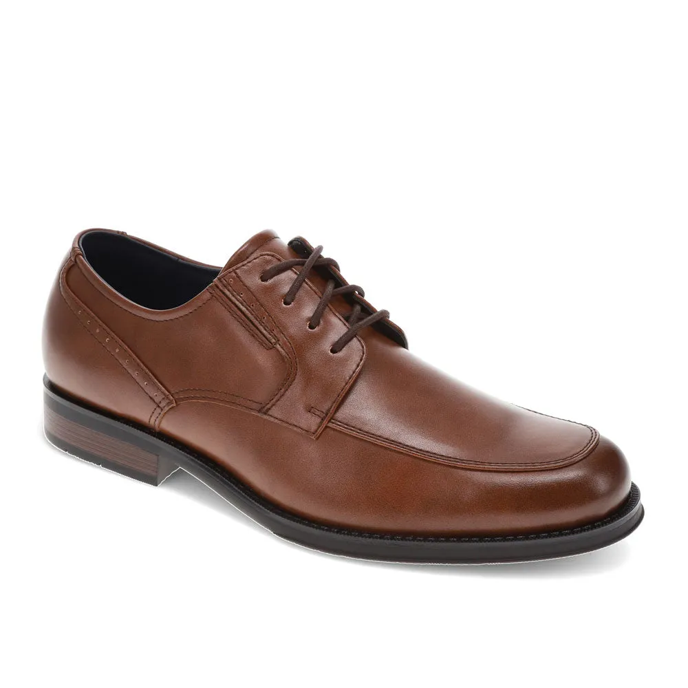 Dockers Mens Elmer Synthetic Leather Dress Oxford Lace Up Shoe Stable Fit City Dweller Glossy Layer Understated Styler