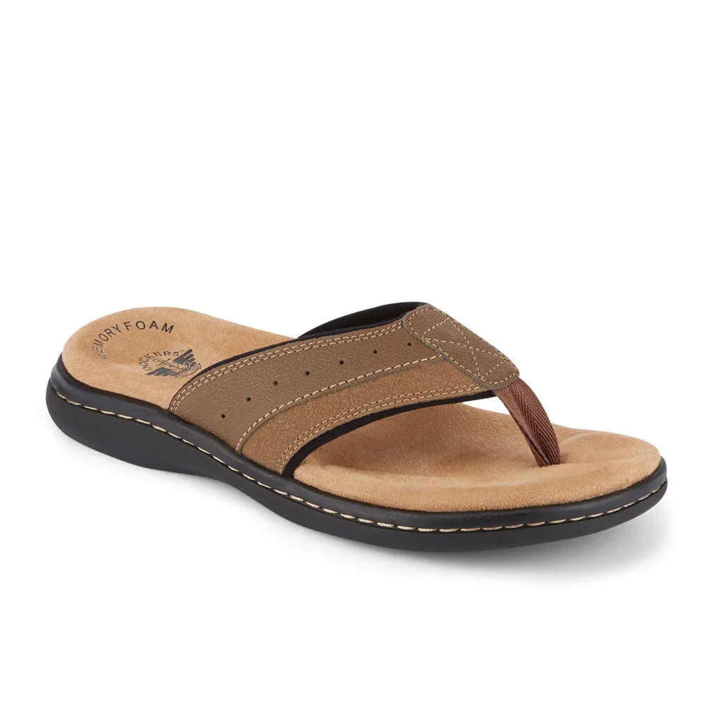 Dockers Mens Laguna Casual Flip-Flop Sandal Shoe Slide Ease