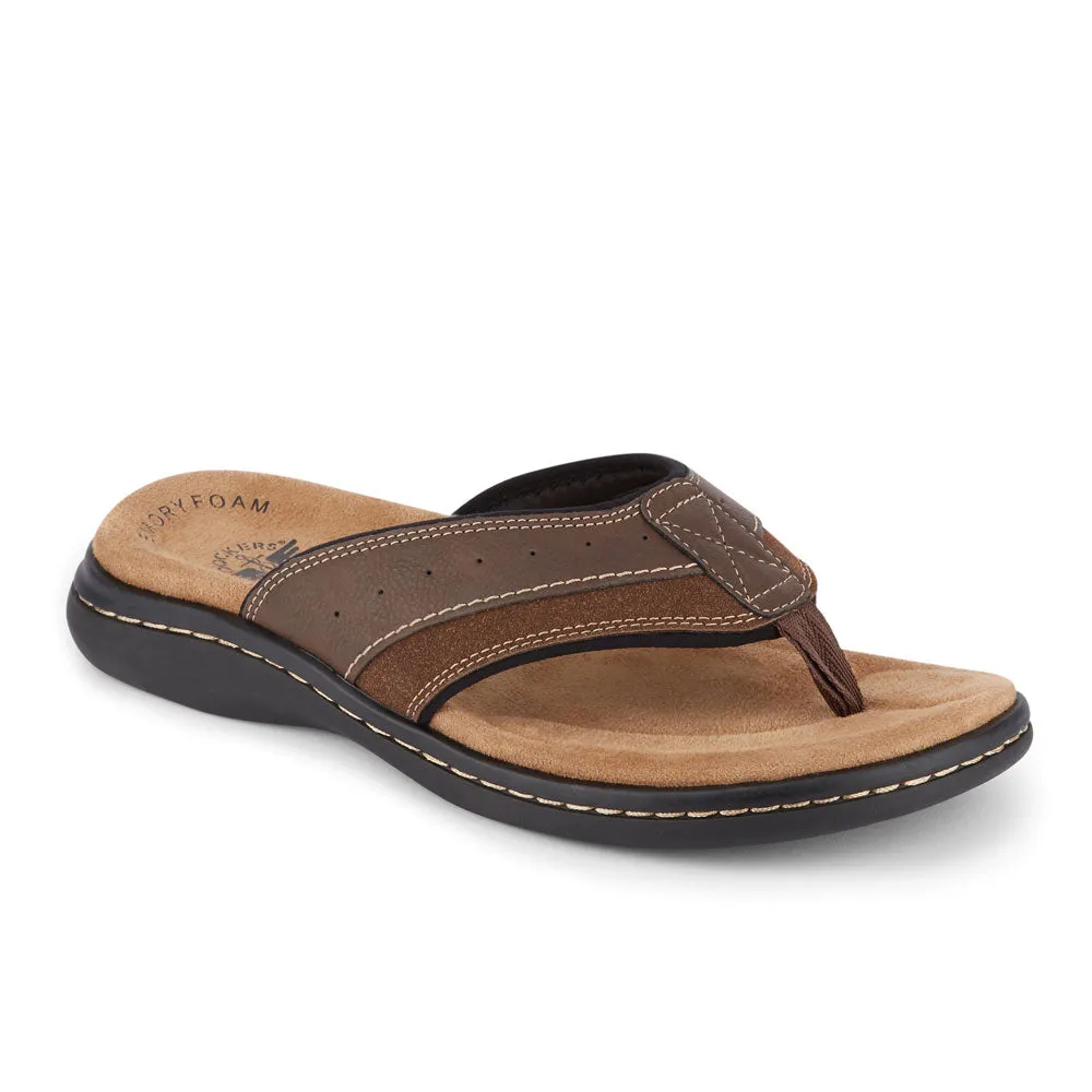 Urban Go Fast Step Dockers Mens Laguna Casual Flip-Flop Sandal Shoe