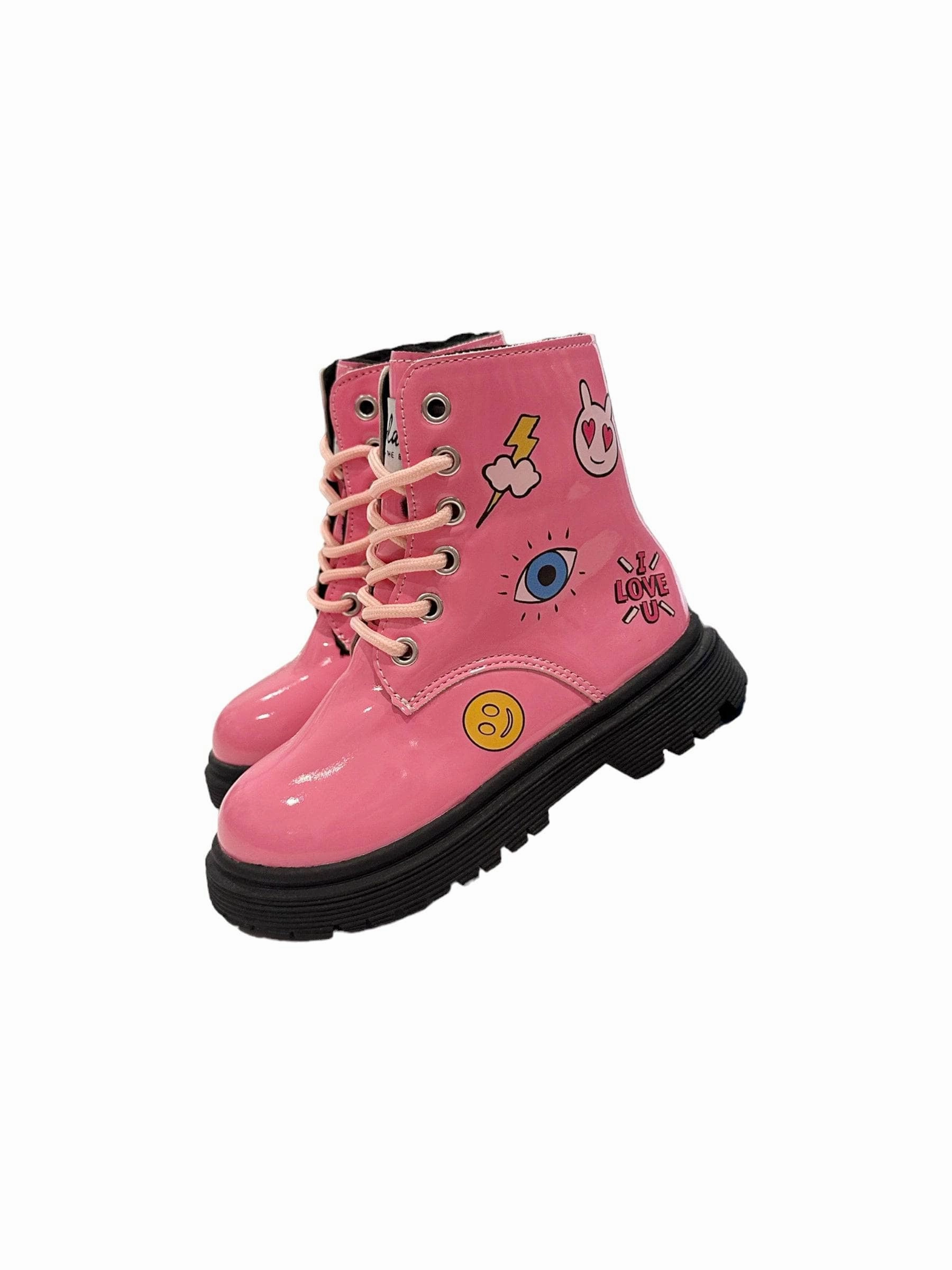 Doodle Combat Boots Moisture wicking