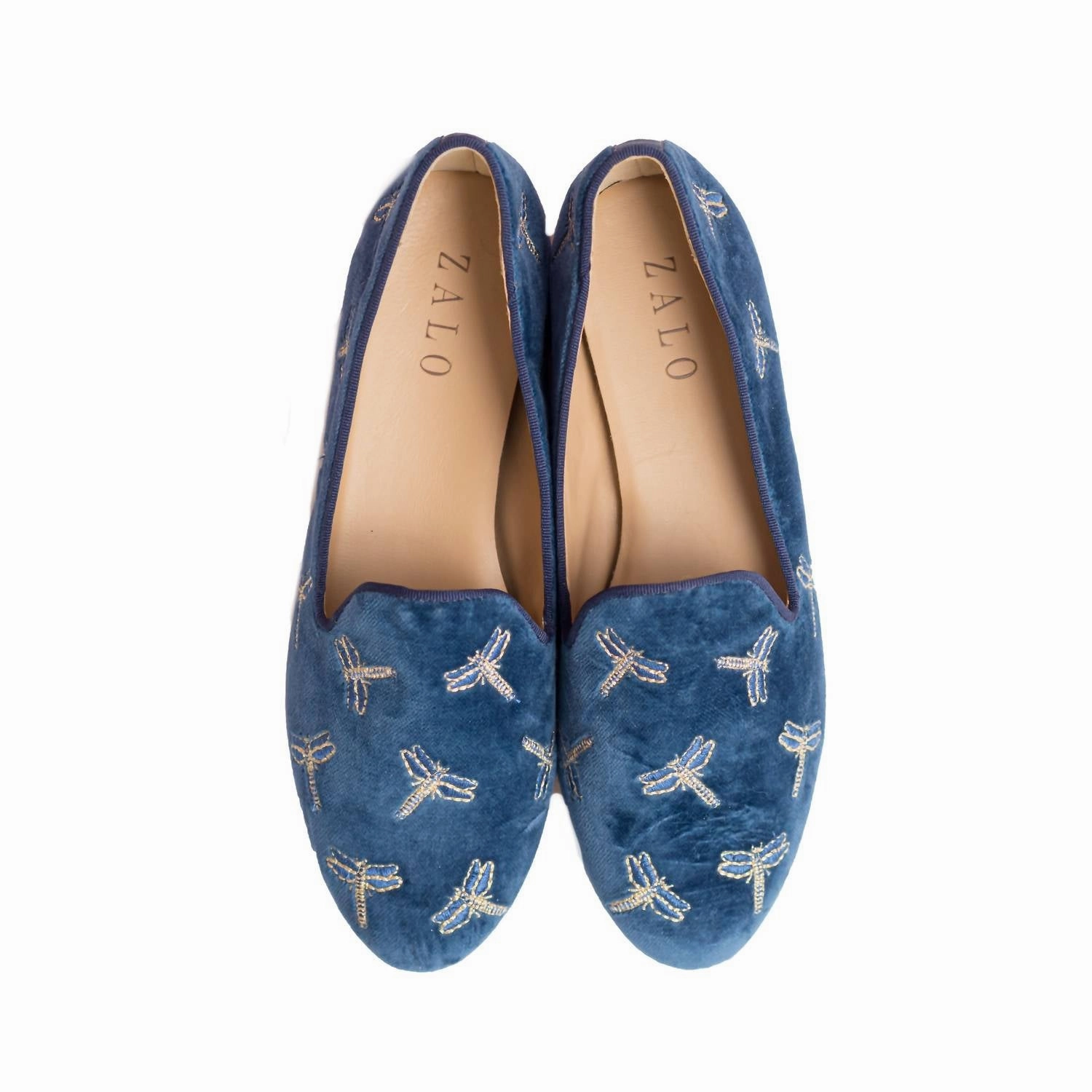 Relax Fit Slip All Day Wear Dragonfly Slipper In Blue Smoke