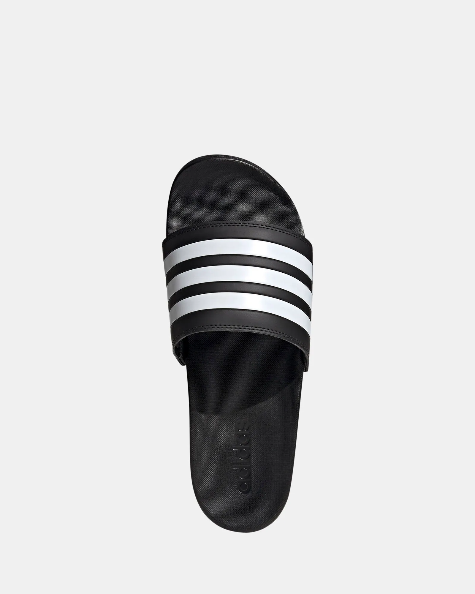 Adilette Comfort Black/White/Black Comfortable Footwear For Outdoors