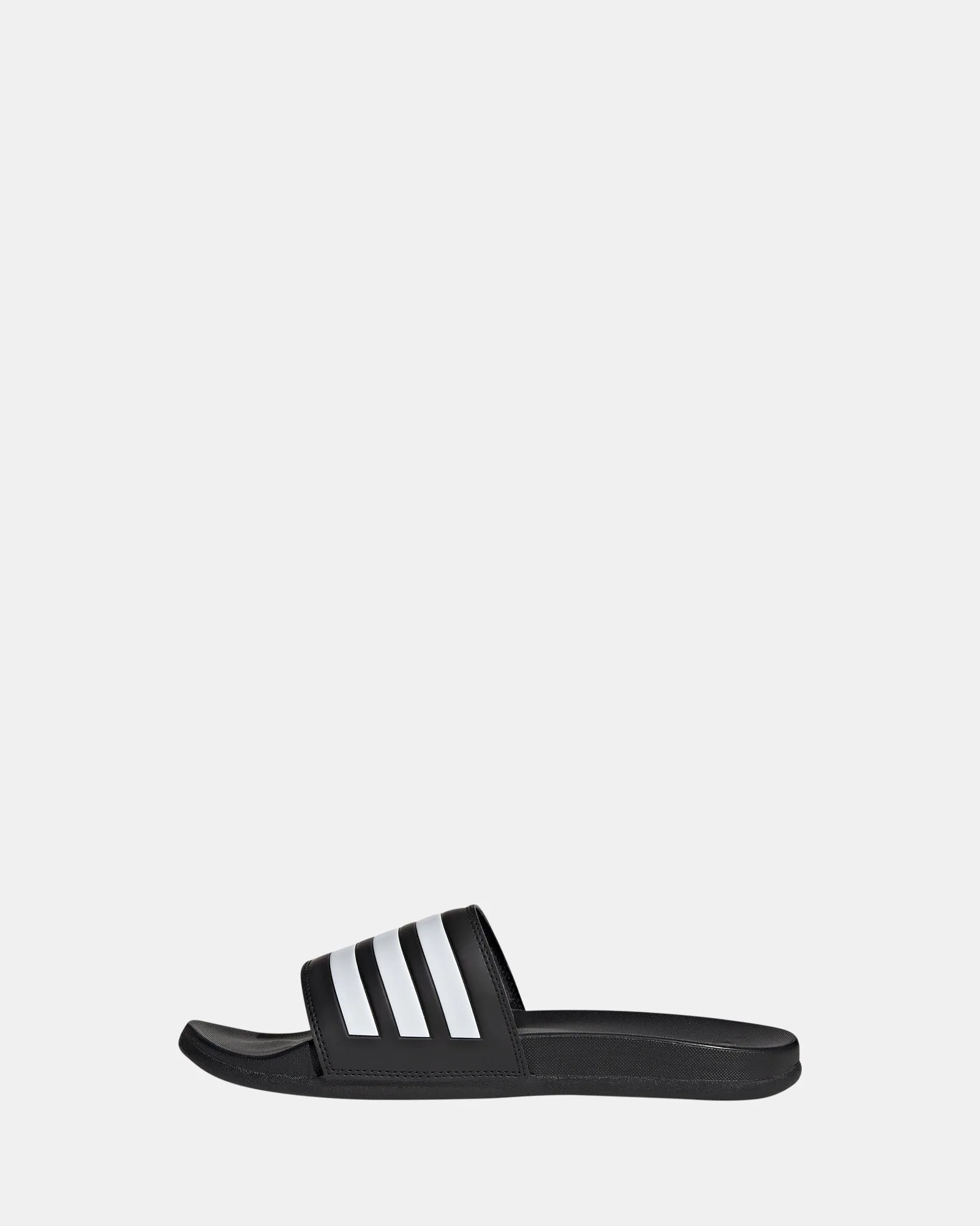 Adilette Comfort Black/White/Black High-Quality Outdoor Shoes Quick Slide