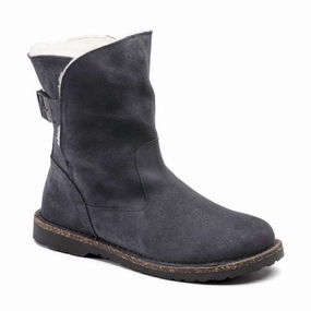 Women's Uppsala Suede Shearling Boot In Gray Field Travel EverydayUse