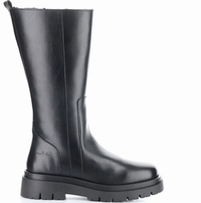 Slip   Resistant Lug Supportive Design Marie Boots In Black