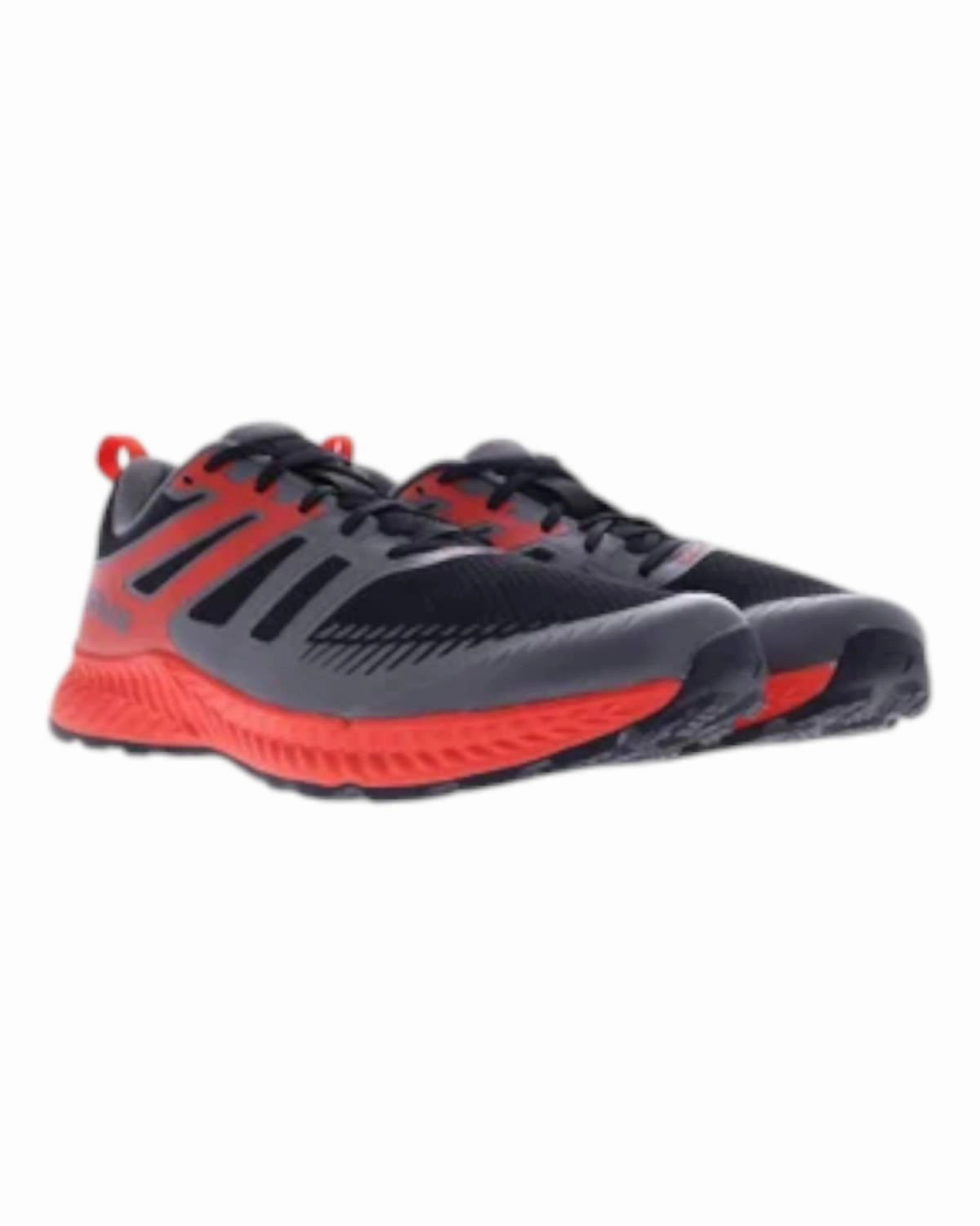 All - Surface Men's Trailfly Shoes In Black/fiery Red/dark Grey