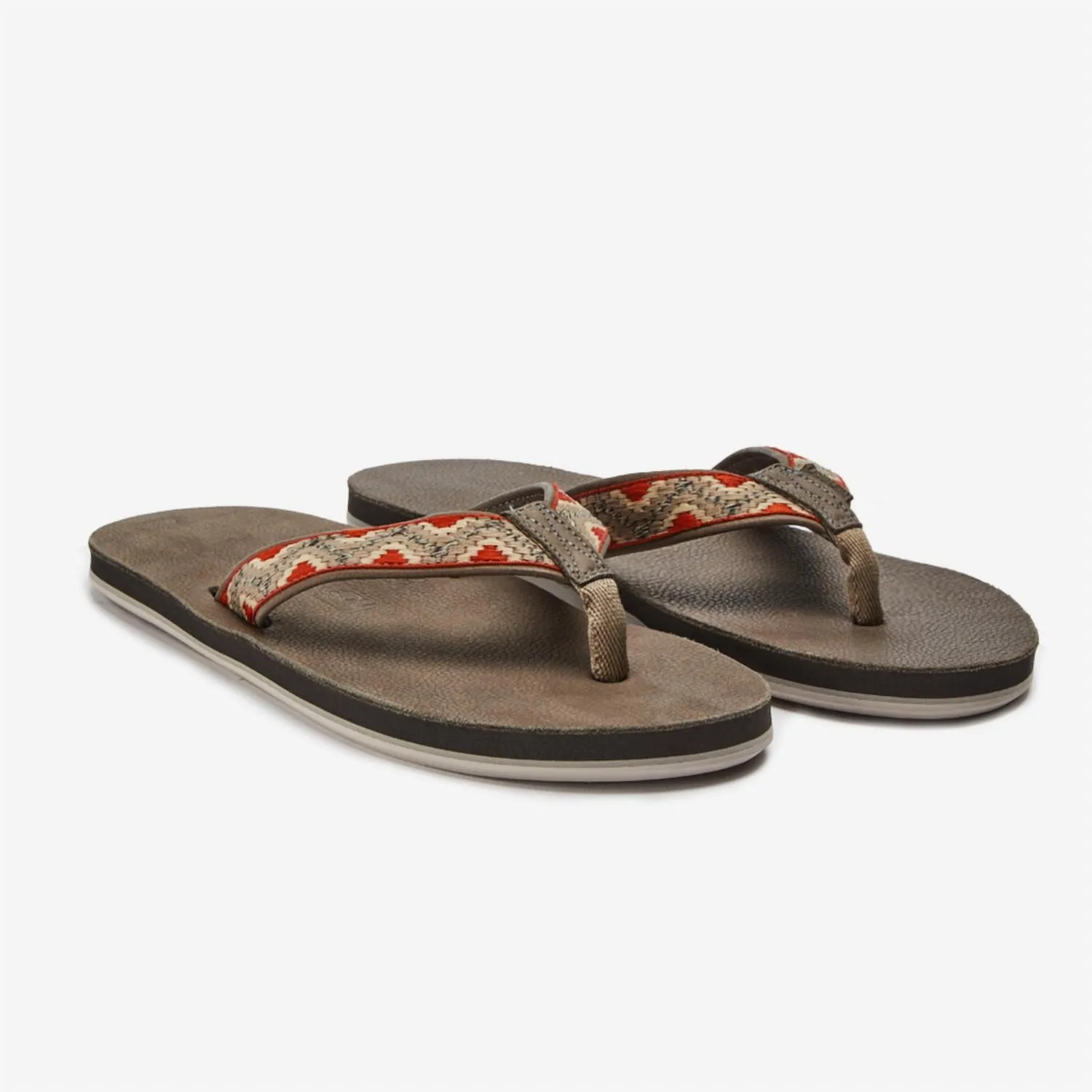 Men's Fields Camino Flip Flops In Ash Vacation Flip-flops Social Walk