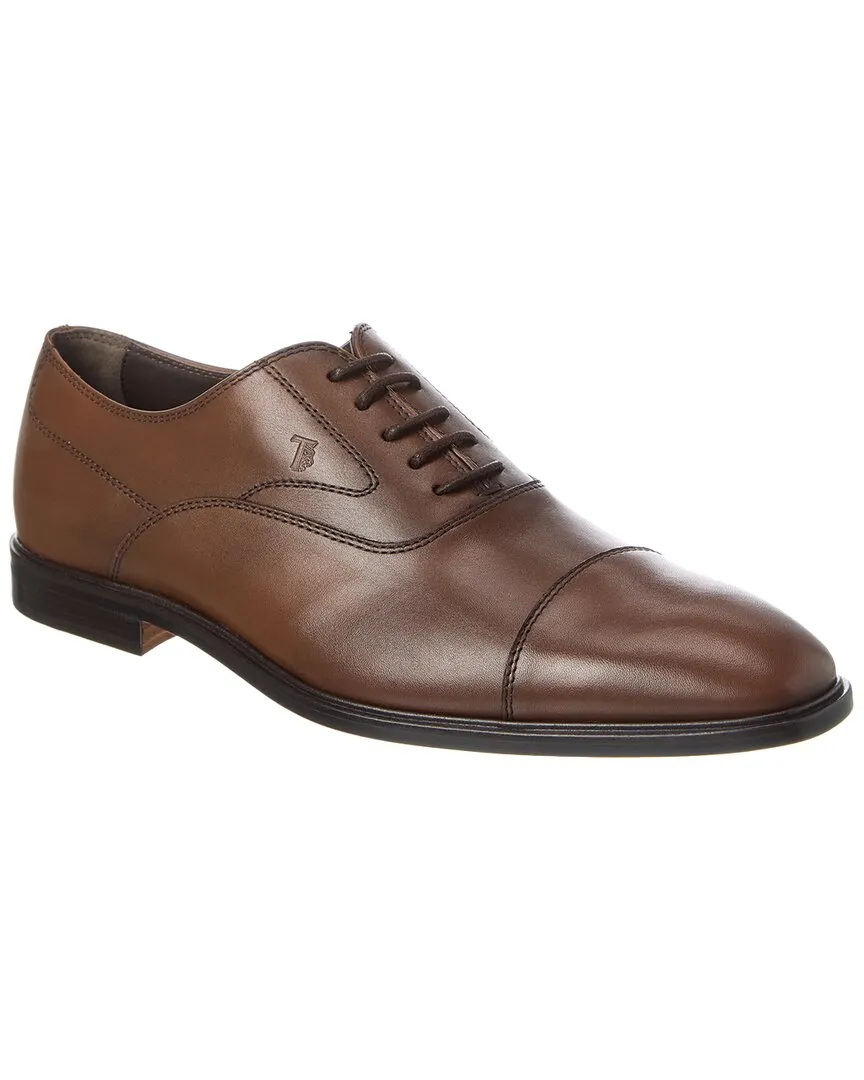 TOD's Leather Oxford Quiet Elegance Workday Comfort