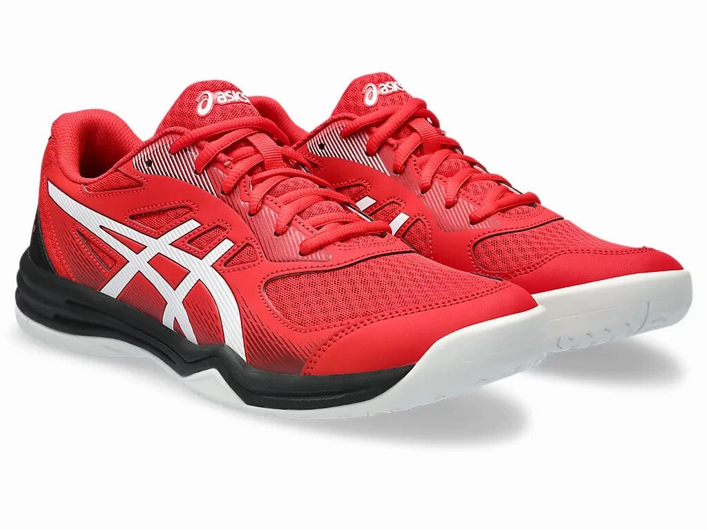 Stress - relief Asics Upcourt 5 1071A086-600 Sneakers Mens 14 Red Black Volleyball Shoes EEE4324