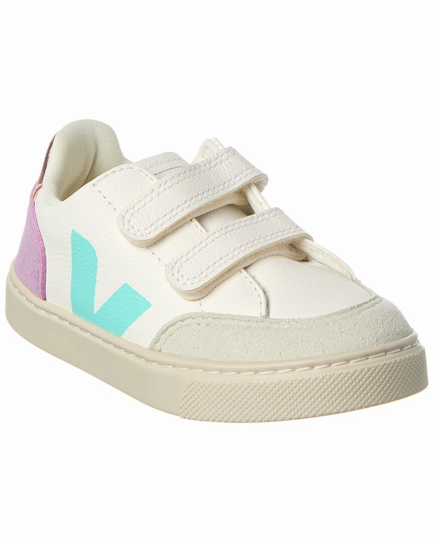 VEJA Small V-12 Leather Sneaker Dusk Run