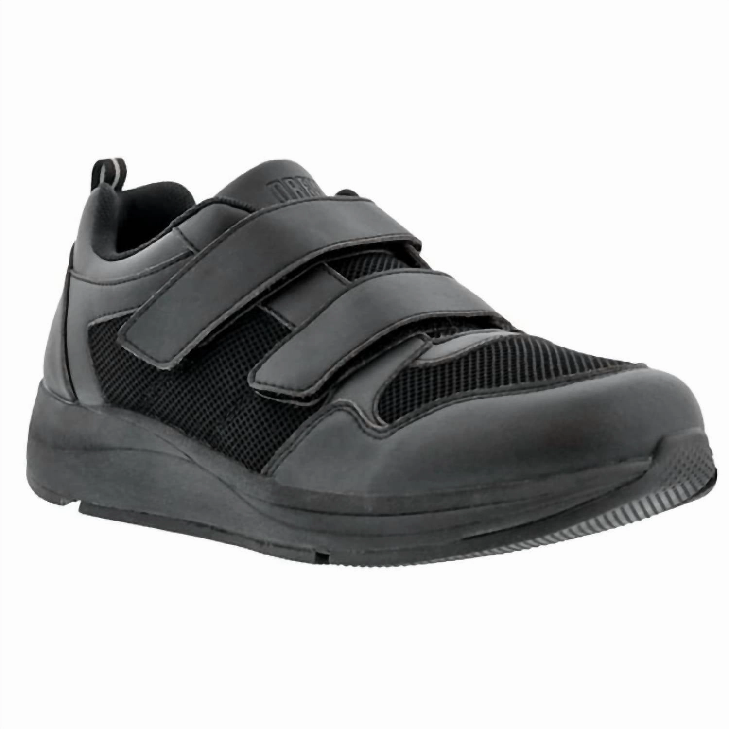Men's Contest Velcro Athletic Shoe In Black Combo for fitness