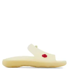 Snack Run Burberry Stingray Applique-Detail Slides