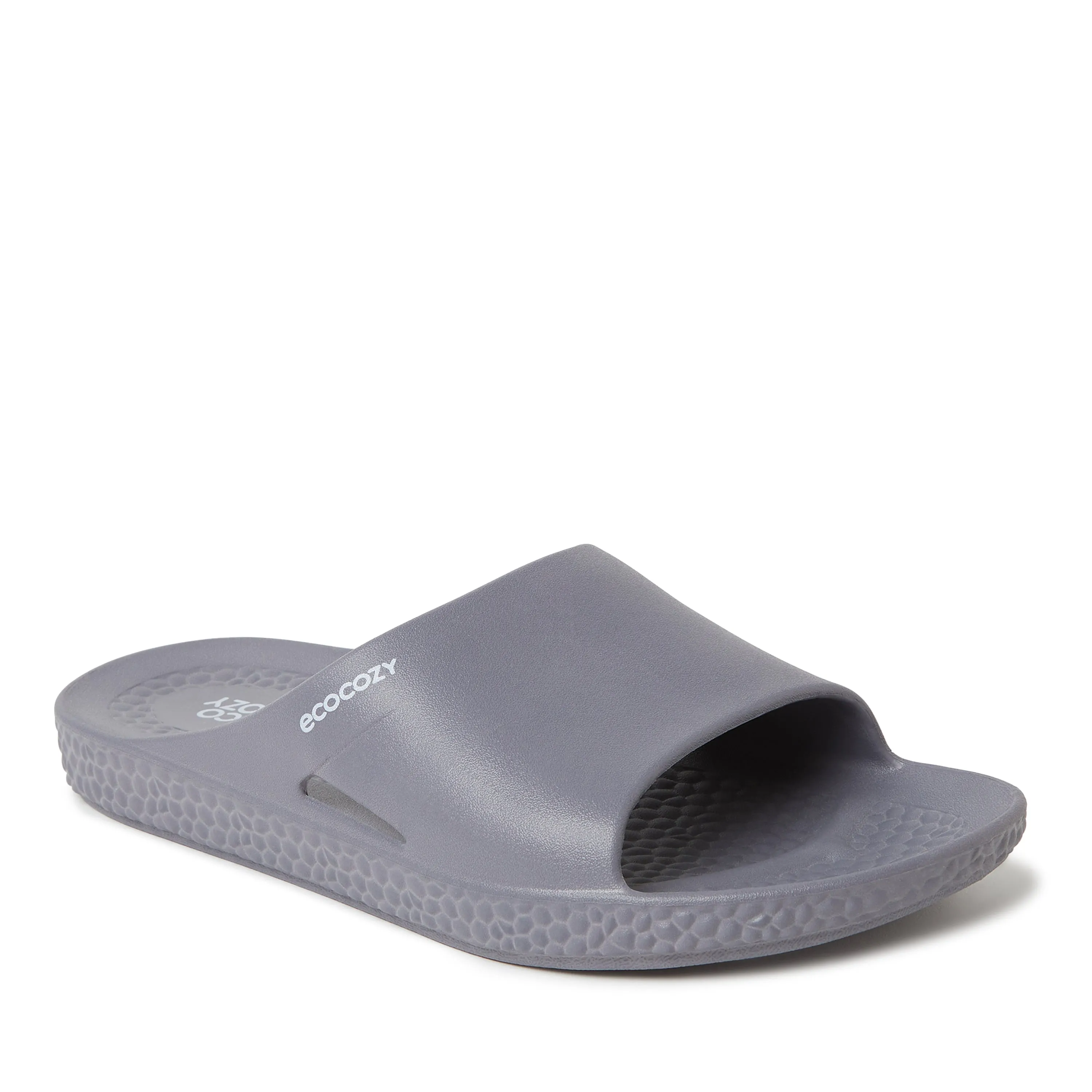Dearfoams EcoCozy Men's Sustainable Comfort Slide Sandal waterproof