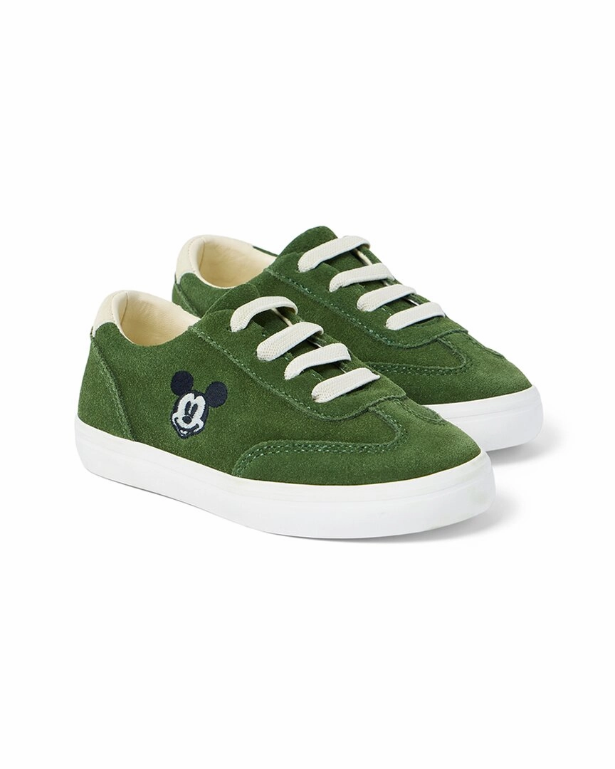 Janie and Jack Disney Mickey Mouse Suede Sneaker Light support