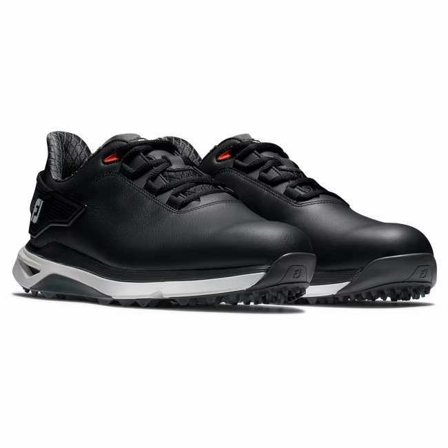 Footjoy Pro|SLX 56913 Sneaker Men Black Leather Low Top Ortholite Golf Shoes FJ1 (Black,8.5) long - distance runners yoga shoes