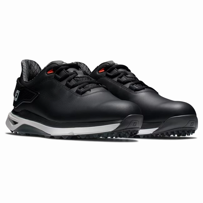 Footjoy Pro|SLX 56913 Sneaker Men Black Leather Low Top Ortholite Golf Shoes FJ1 (Black,8.5) machine - washable running shoes rainbow - design shoes