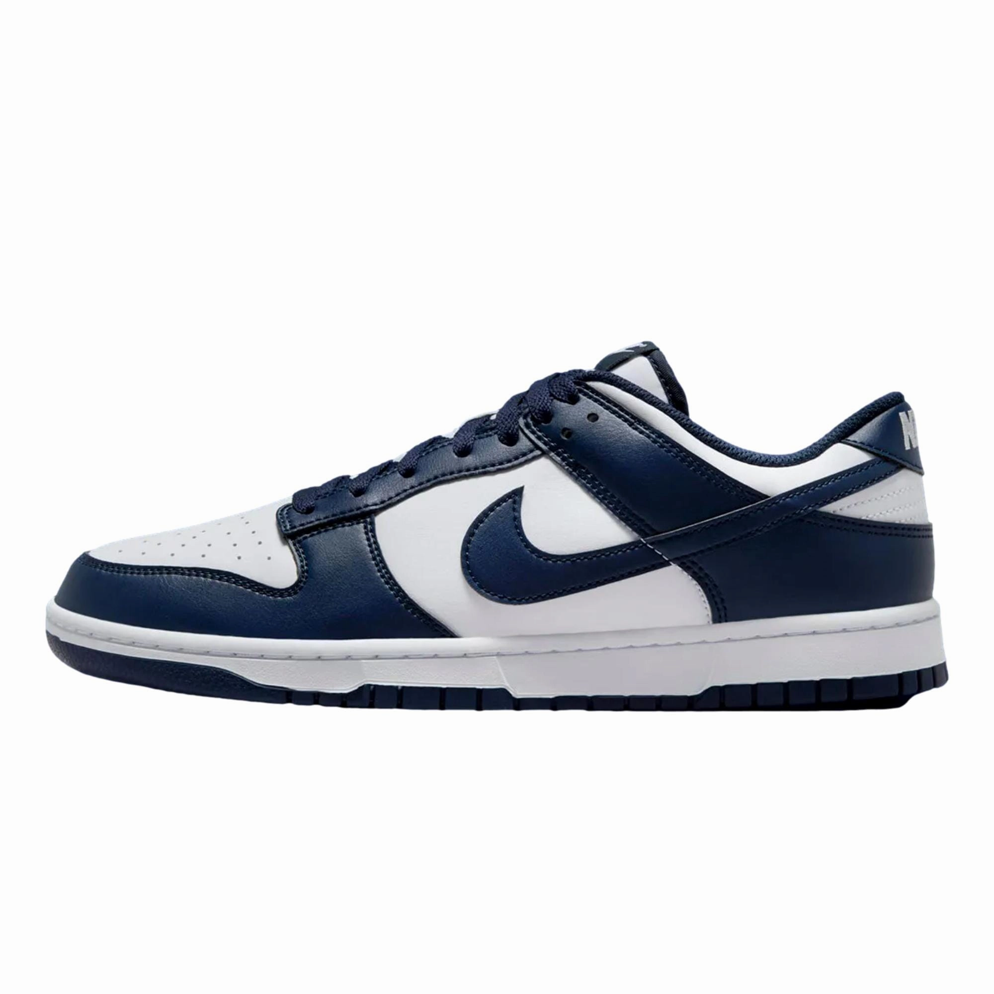 habit Nike Dunk Low Retro White / Midnight Navy - White  HF5441-107 Men's