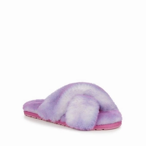 EMU Australia Mayberry Tinge Slippers Girls Deep Pink Sheepskin Slide JOBB1573 Easygoing Style Lightweight Mesh