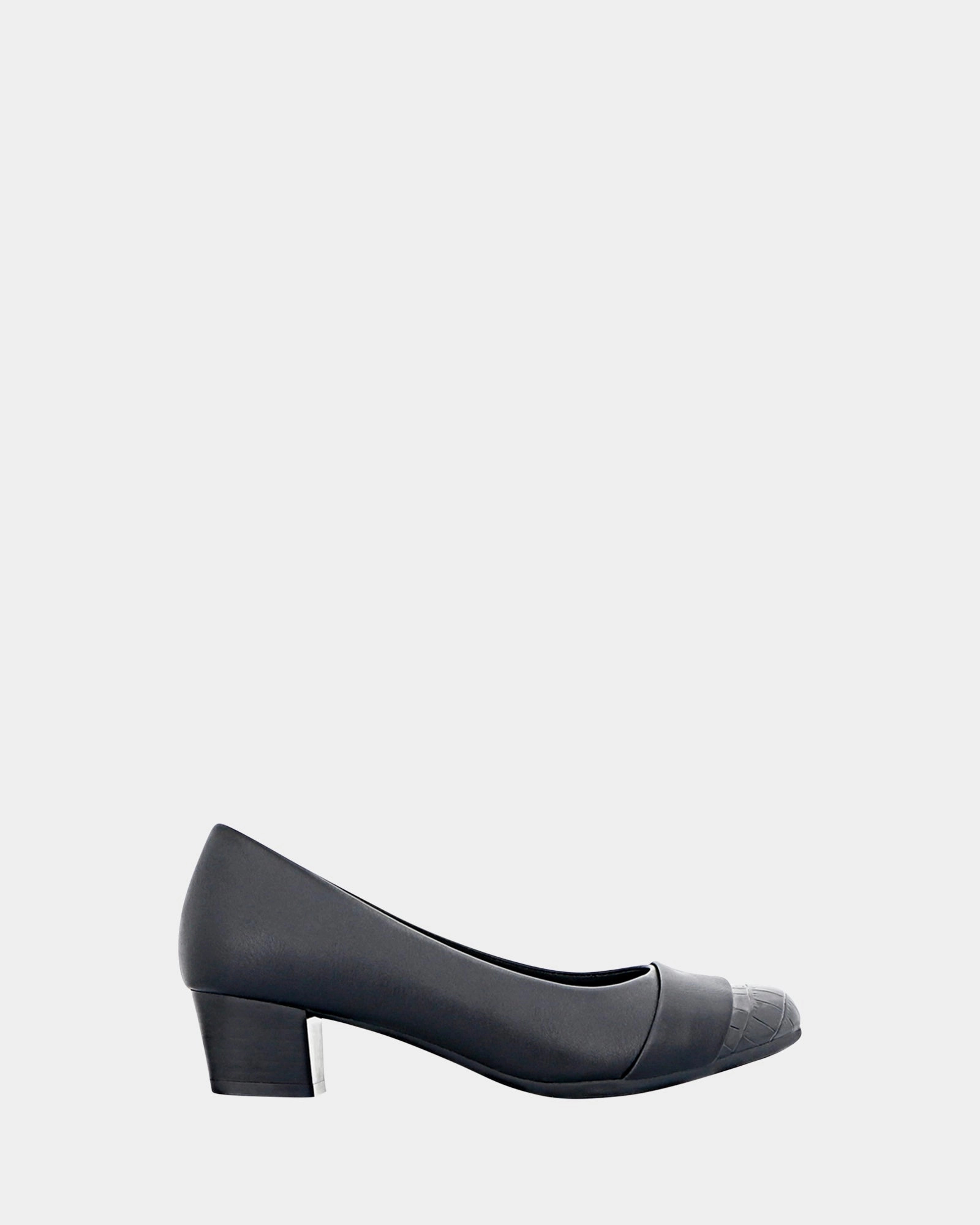 Velver Black Sleek Heels