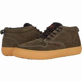 Element Preston 2 Sneaker Men's Army Gum Leather Comfort Casual Shoes JOBB1040 embossed - finish - design shoes running on an outdoor track shoes