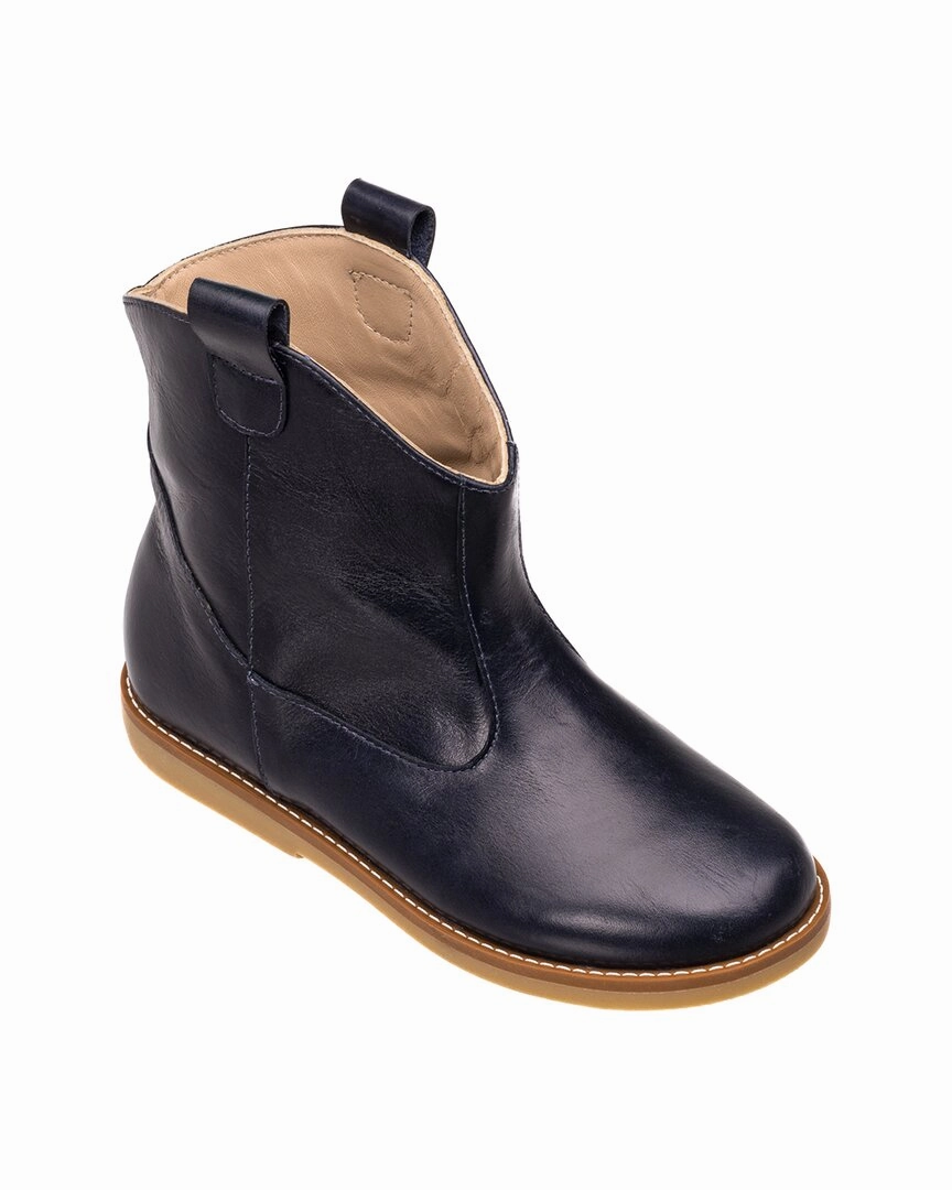 Elephantito Low Western Leather Bootie Easy Walk