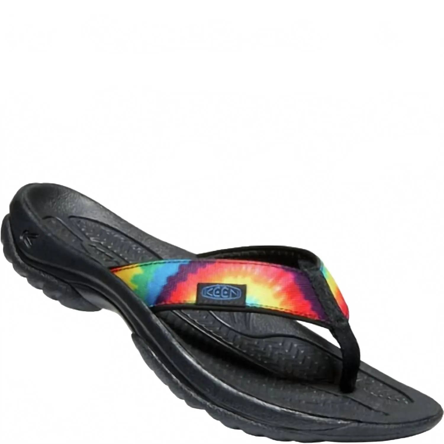 Men's Kona Flip Ii Retro Sandals In Original Tie Dye Bare Feel Flat Base
