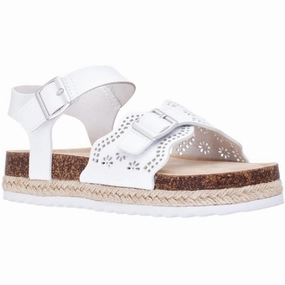 Orthopedic Support Trendy Flip-flops Francis Girls Laser Cut Faux Leather Ankle Strap