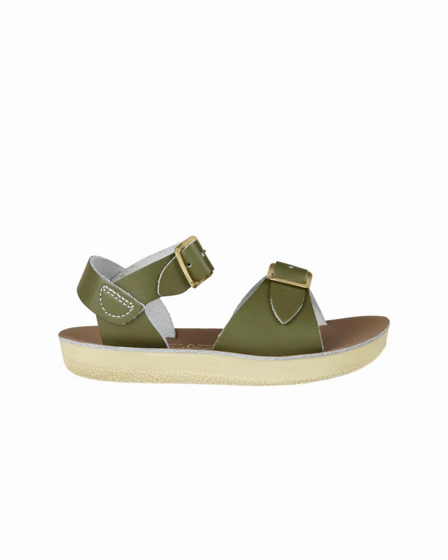 Kids Surfer Sandal In Olive Summer Glow Travel Comfort Shoes
