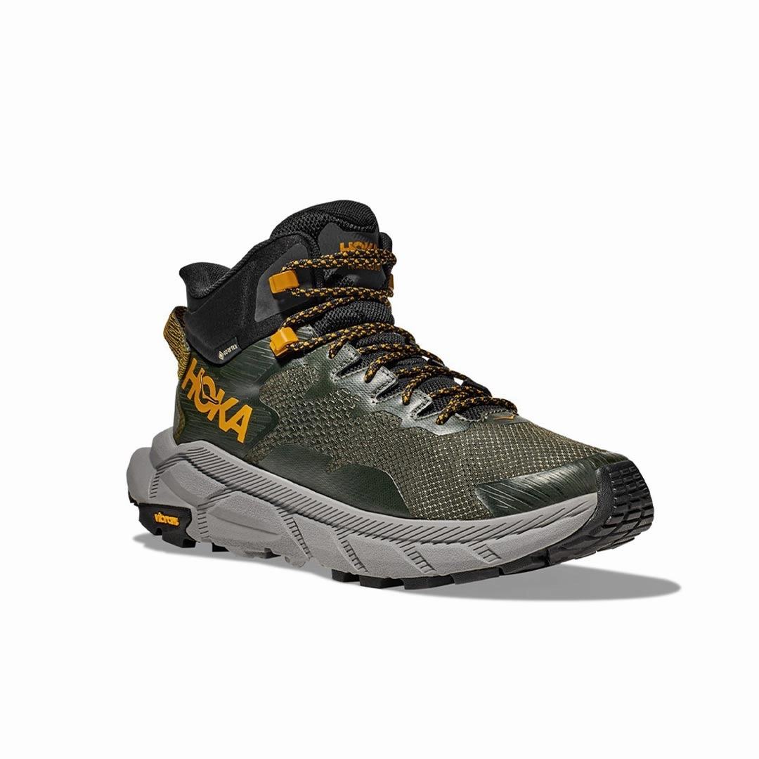 HOKA - Men's Trail Code GTX Boots (1123165-DBAV) Durable Shell All Day Wear Slip-Resistant Sole