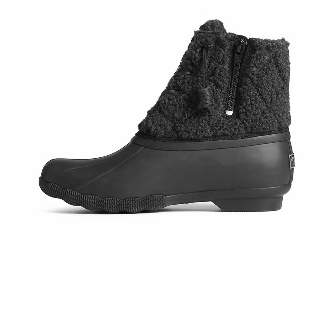 Grippy Outsole Rainy Day Commuter Comfortable Upper Sperry - Women's Saltwater Sherpa Duck Boots (STS87769)