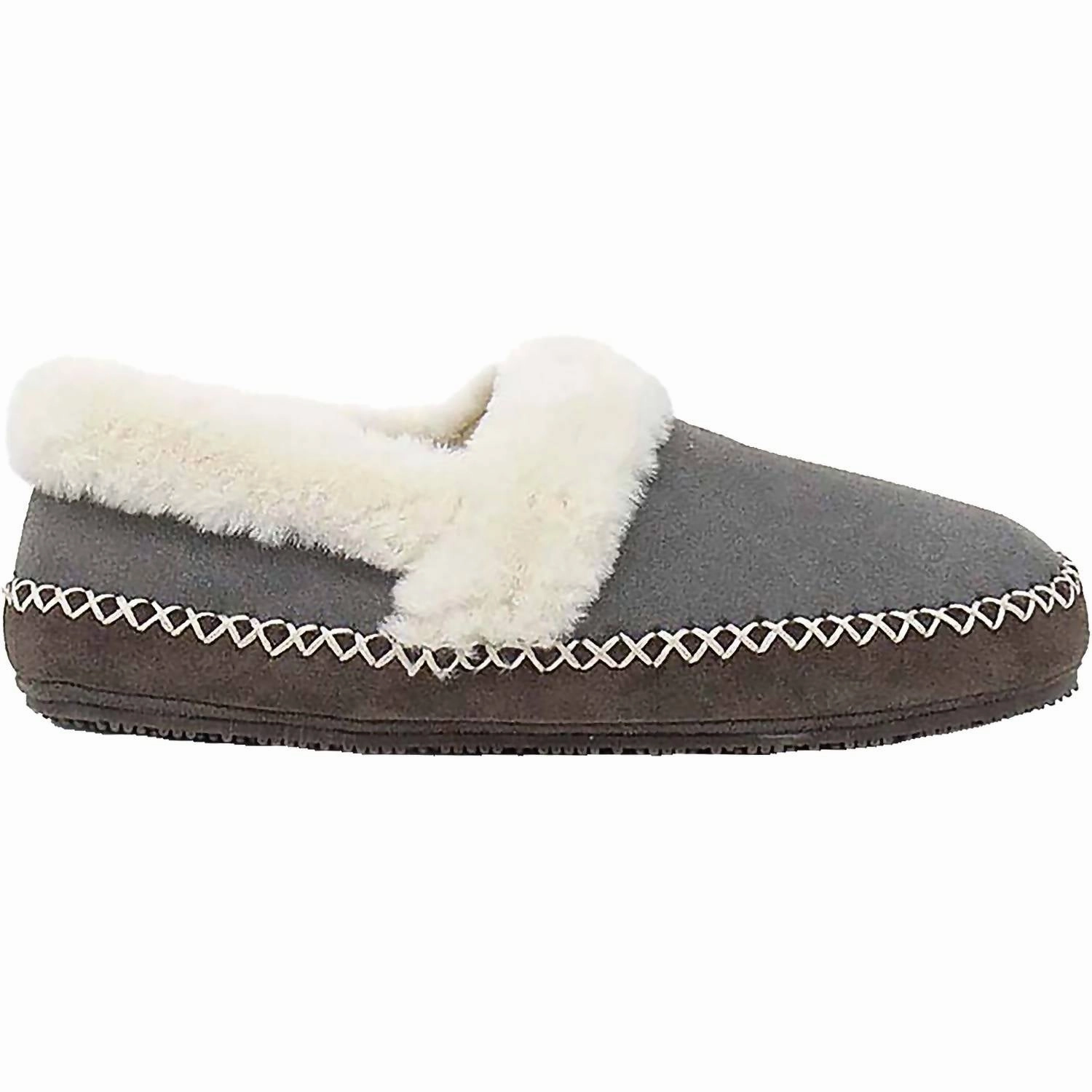 Quick Beach Footwear Women's Acelyn Suede Slippers In Grey
