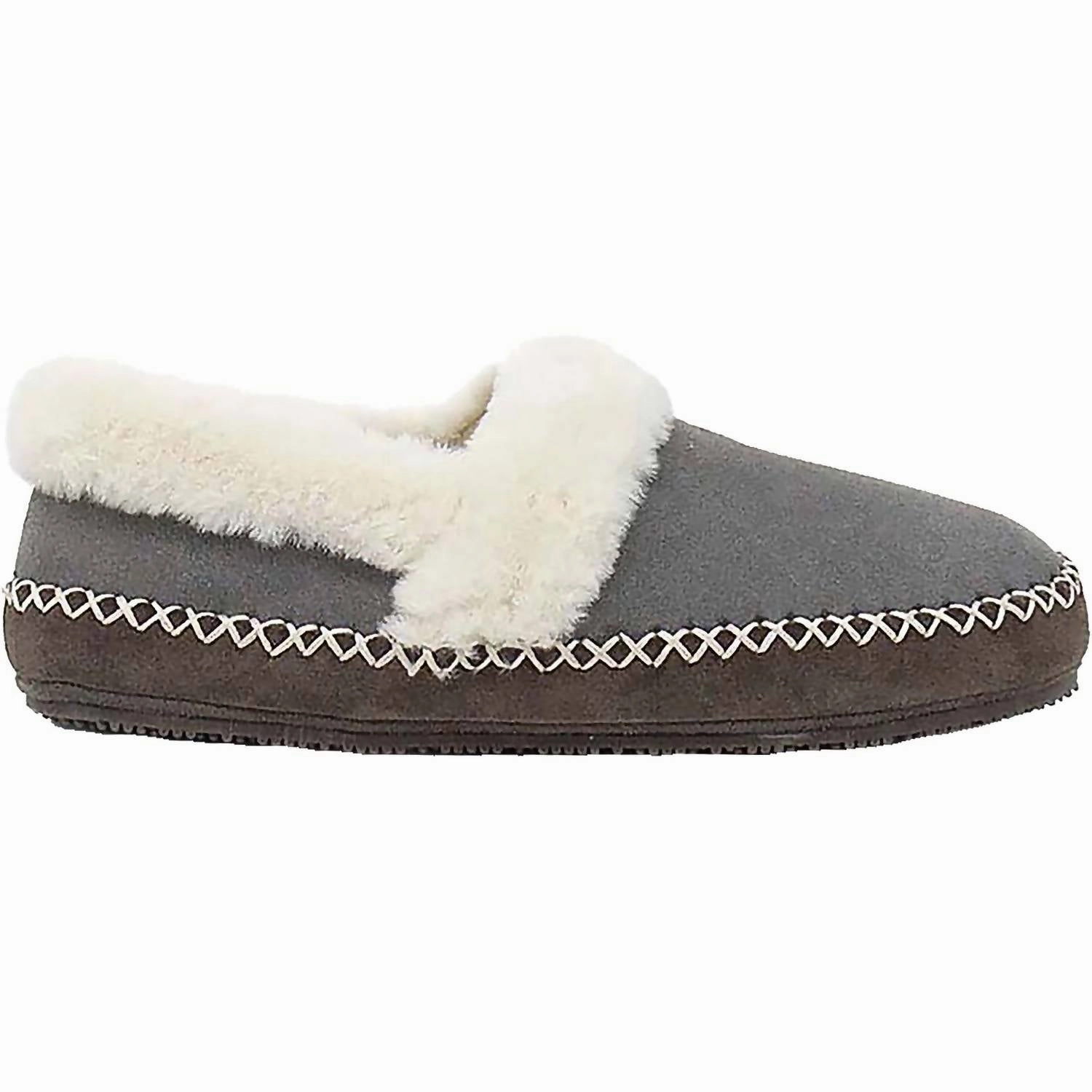 Practical Features Smart Design Women's Acelyn Suede Slippers In Grey