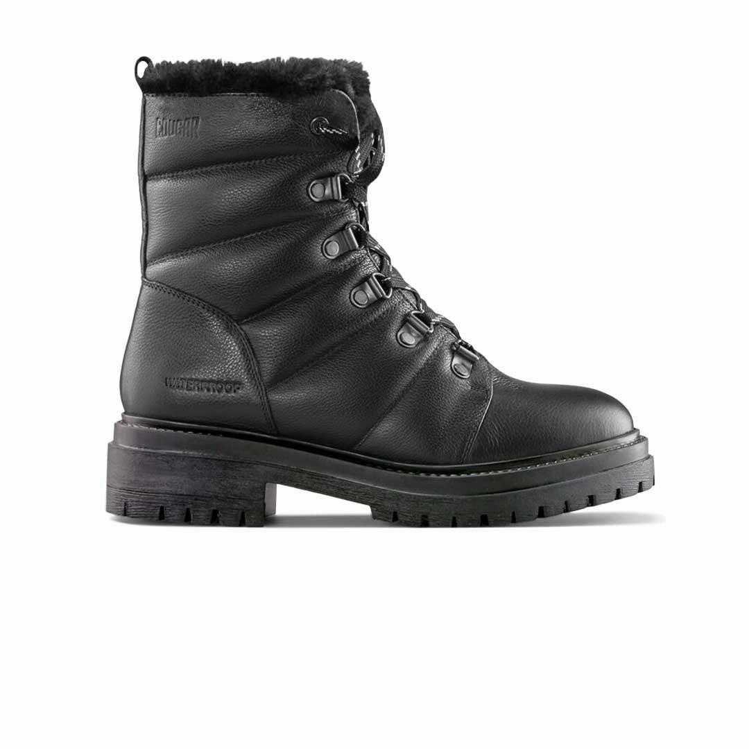 city commute Cougar - Women's Leather Waterproof Winter Boots (VANTAGE-BLK)