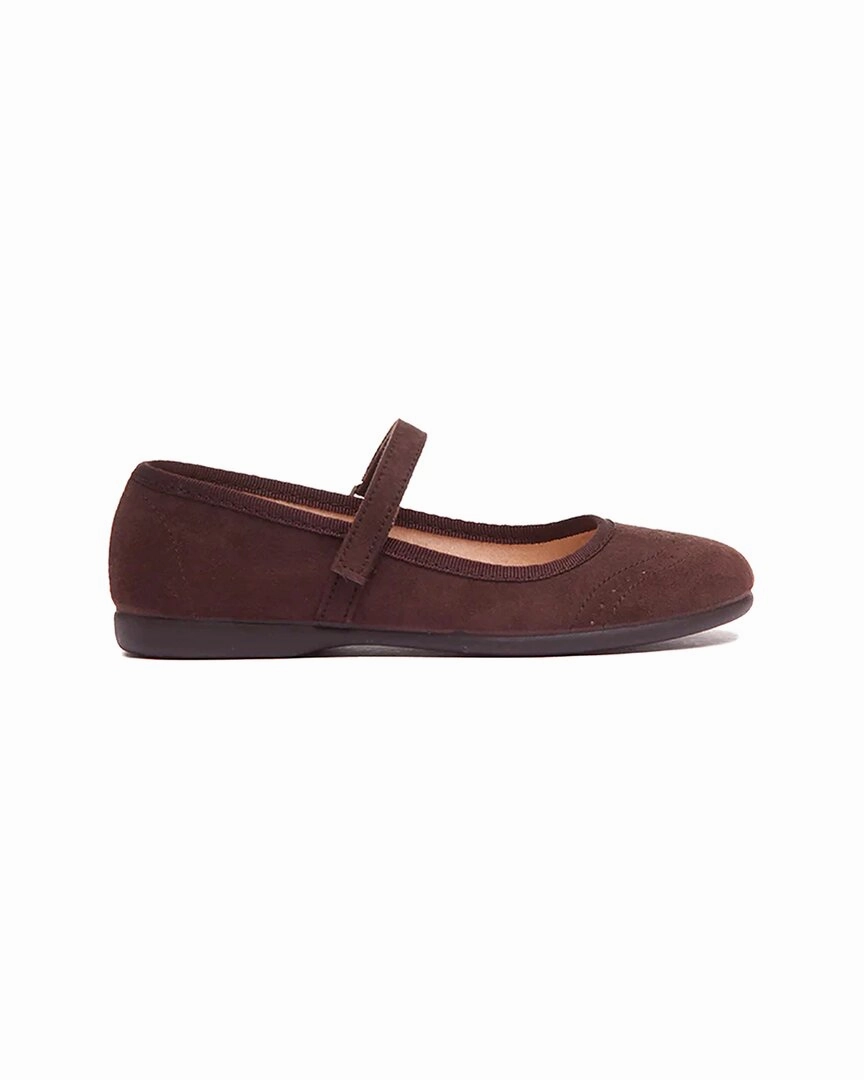 padded lining Childrenchic Classic Spectator Suede Mary Jane