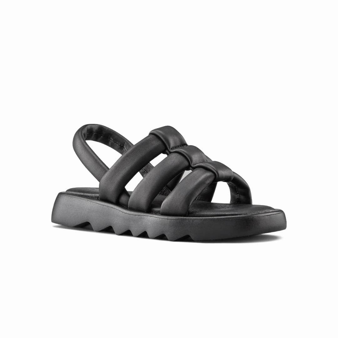 Cougar - Women's Juliana Leather Water-Repellent Sandals (JULIANA-BLK) All Fit Breath Mesh