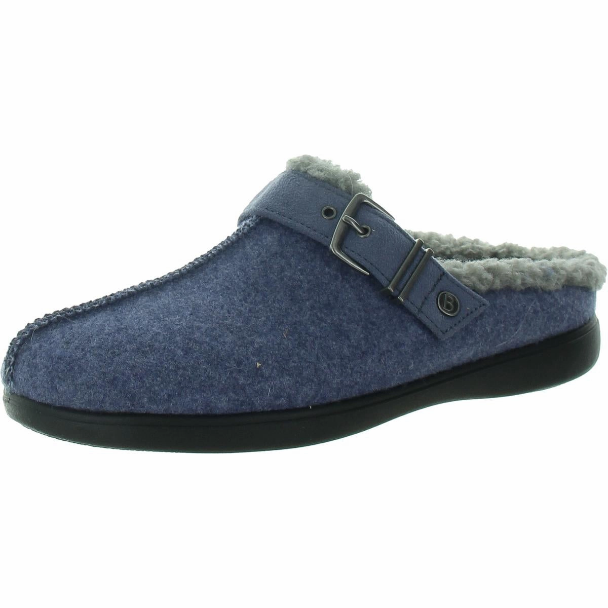 Open Toe Style Chill Slip Eternity Womens Buckle Faux Fur Slide Slippers