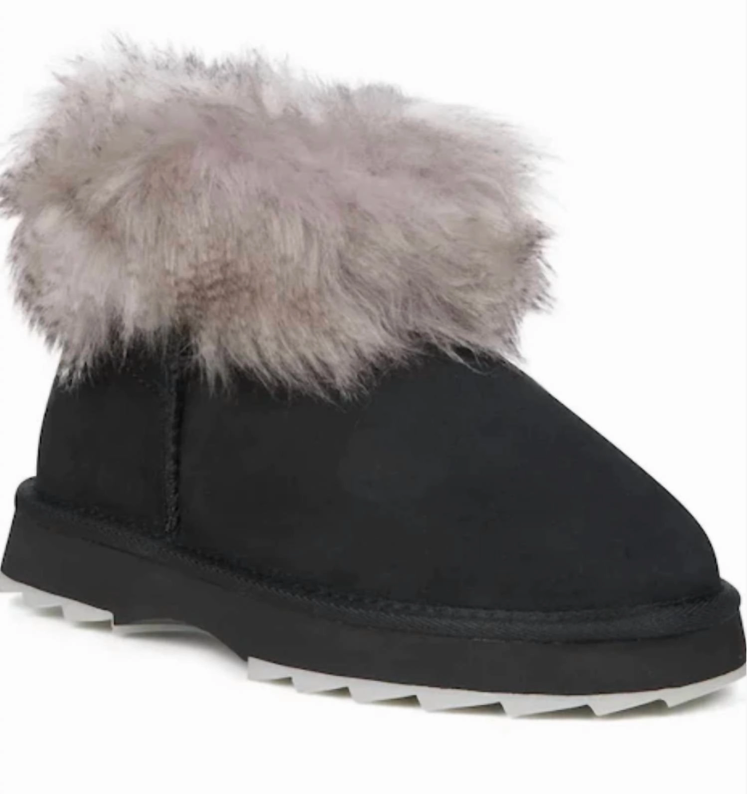 Padded Modern Design Sharky Micro Crimp In Black