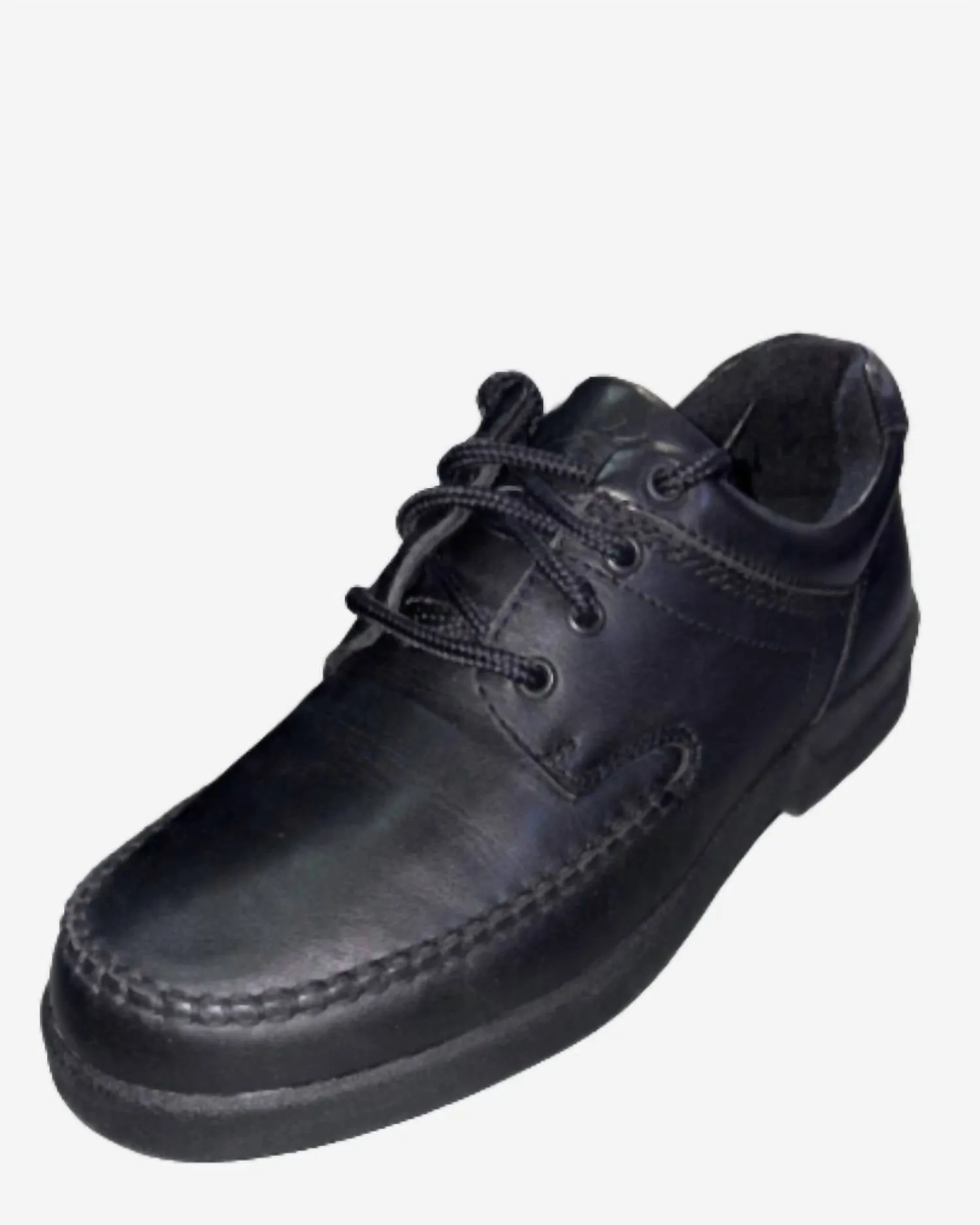 Men's Spokane Oxford Shoes In Black Sleek Leather
