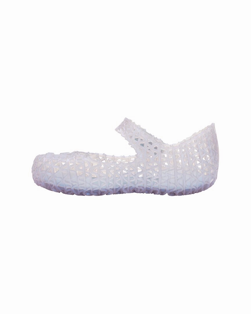 Lightweight Sole Cushioned Walk Mini Melissa Campana Papel BB Ballerina